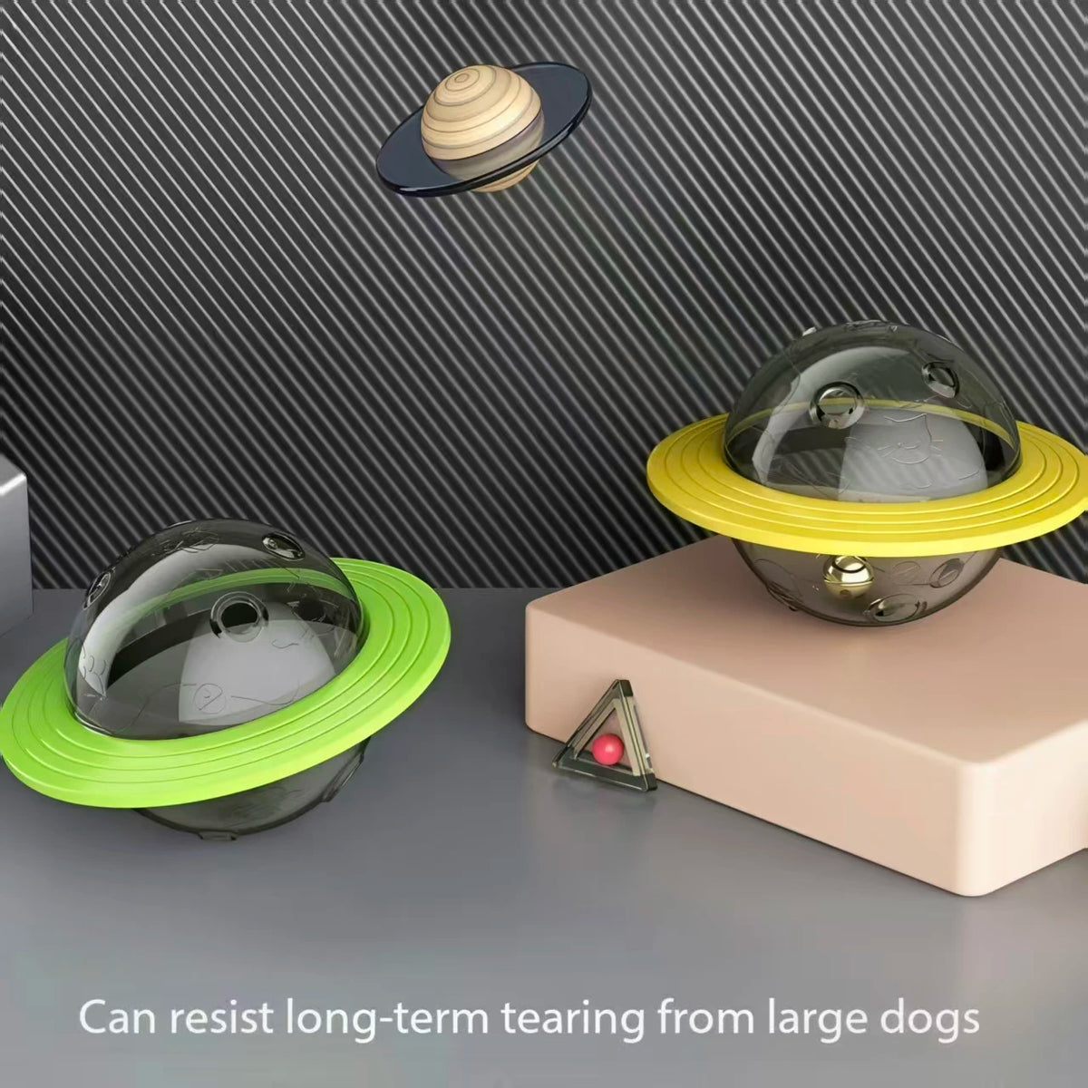Chewable and Wear-Resistant Dog Toys Educational Dog Supplies Frisbee Flying Disc and Food Dispenser