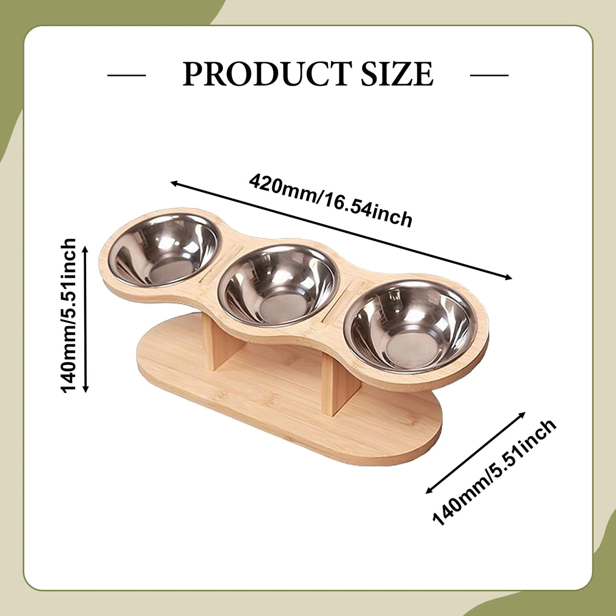 Adjustable Cat Bowls Elevated Cat Feeder Sturdy Food Dispenser Water Bowl Cat Accessories supplies for Home Small Dog Puppy Pet