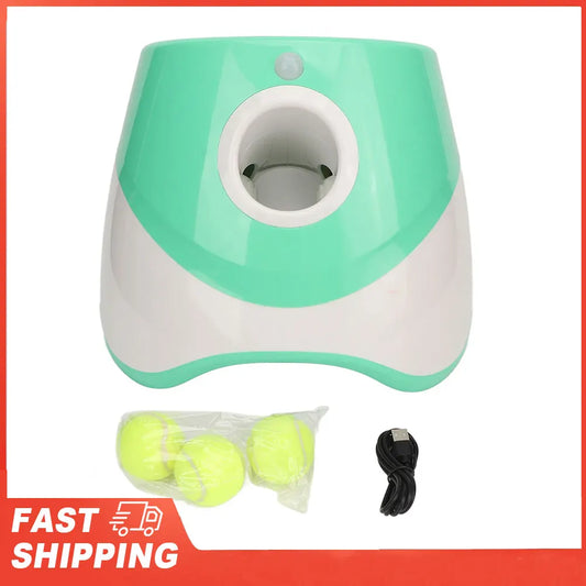 Dog Automatic Ball Launcher Rechargeable Pet Ball Thrower 3 Modes Pet Interactive Toy For Indoor Outdoor