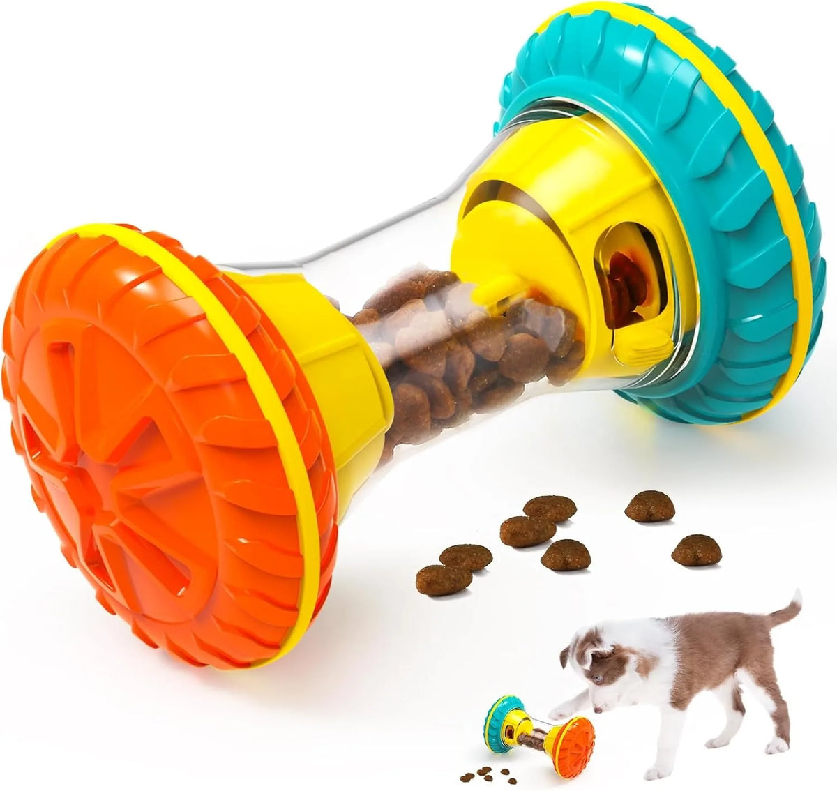 Interactive Dog Puzzle Toys for Boredom, Dogs Enrichment Toy to Keep Them Busy, Treat Dispensing Slow Feeder